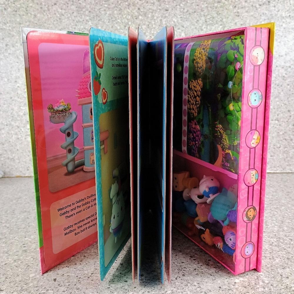 Book, Figures and Playmat Gabby's Dollhouse Kids Toys Busy Book